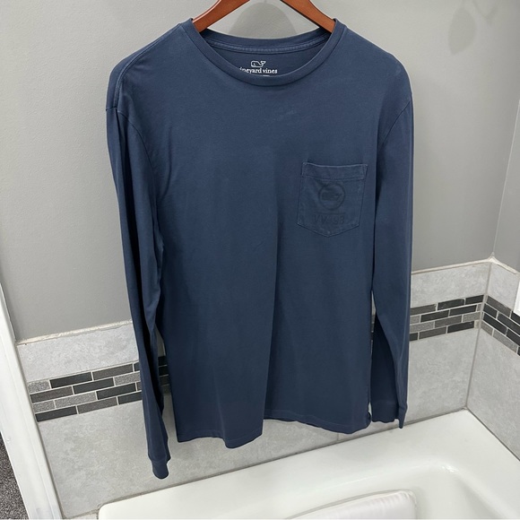 Vineyard Vines 🐳 long sleeve pocket t-shirt - Picture 4 of 4